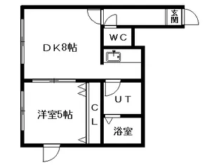 ステージノア北円山【405号室】の間取り