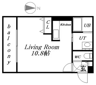 クワイシャノン円山表参道【3階】の間取り