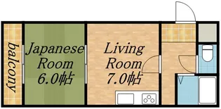 メゾン24【311号室】の間取り