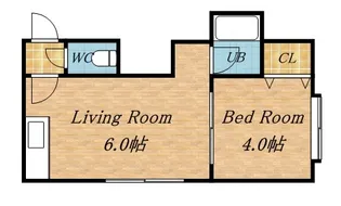 フローレス円山【203号室】の間取り