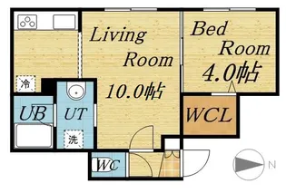 POSITANOW18【3階】の間取り
