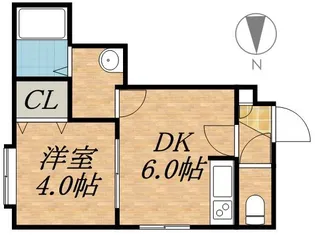 タワーヴュー札幌(タワーヴューサッポロ)【3階】の間取り