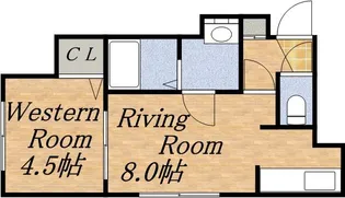 ステラ南5条【103号室】の間取り