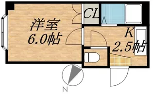 ペントハウス札幌【405号室】の間取り