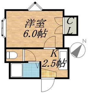 ペントハウス札幌【401号室】の間取り