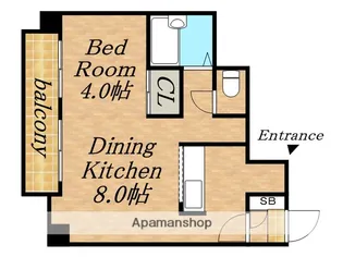 ポートレイト【7階】の間取り