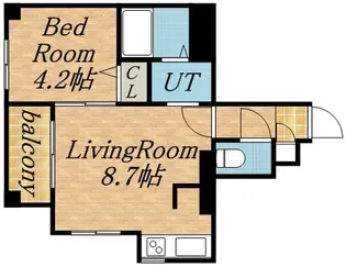 クラッセ知事公館前【00503号室】の間取り