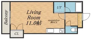 ル・フランセ宮の森【3階】の間取り