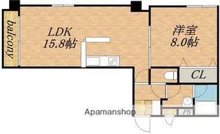 札幌19Lビル(旧第57松井ビル)【6階】の間取り