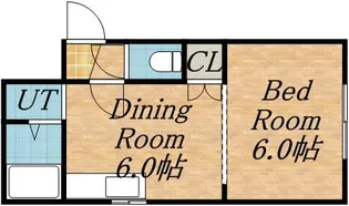 サンユーハイツⅠ【403号室】の間取り