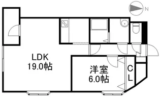 第18ふじい宅建ビル【503号室】の間取り