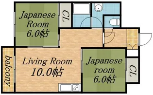 ドミ山鼻【71号室】の間取り