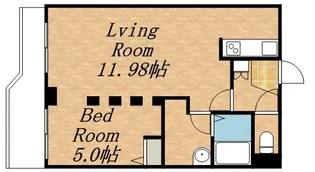 グランカーサ永山公園通 EAST【00602号室】の間取り