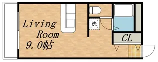 エクセレントハウス中島公園165【402号室】の間取り