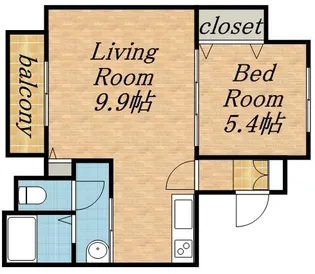 MYプラザ円山公園II【6階】の間取り