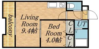 パインセントラルハイツ【3階】の間取り