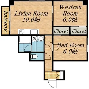 スクエア21【0405号室】の間取り
