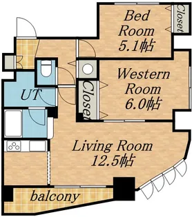 ミラベルパーク宮の森【9階】の間取り