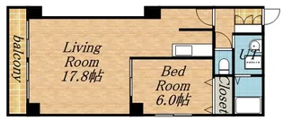 クレオレジデンス20【601号室】の間取り