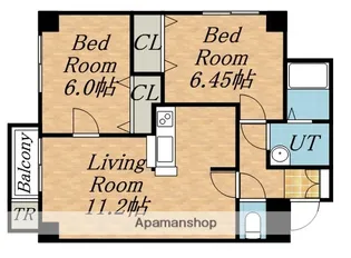 メルカート西宮の沢【2階】の間取り