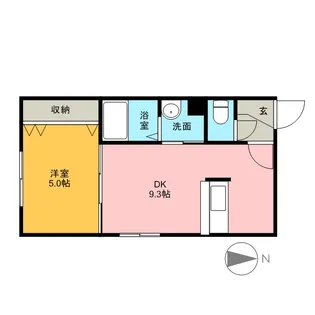 グランドサクセス南大通【0402号室】の間取り