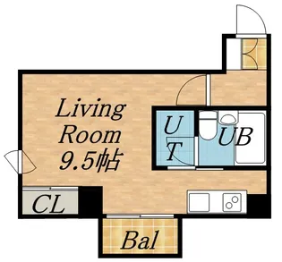 ファクター・ナインビル(旧 リーフ裏参道)【0803号室】の間取り