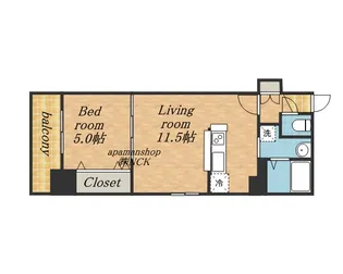 椿ガーデン【901号室】の間取り