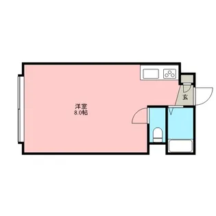 カントリーまるやま【2階】の間取り