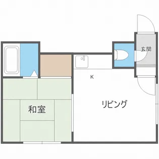 コーポDAN南13条【1階】の間取り
