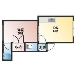 北8条ファミリーハイツ【103号室】の間取り