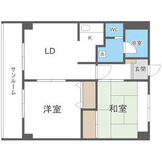 朝日レジデンス【602号室】の間取り