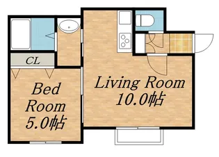 レジデンス大通公園【3階】の間取り