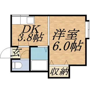 アーバンコート宮の森【101号室】の間取り