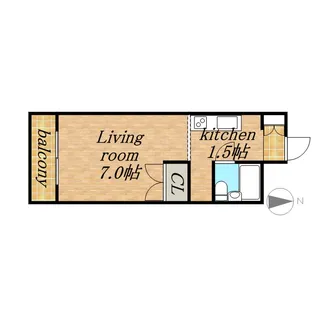 シャルム南8条【505号室】の間取り
