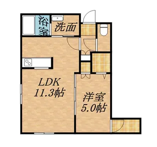 ミルフィーユ【2階】の間取り