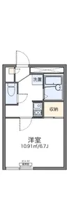 レオパレス南10条【1階】の間取り