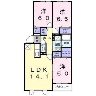 フォルシュ北円山【3階】の間取り