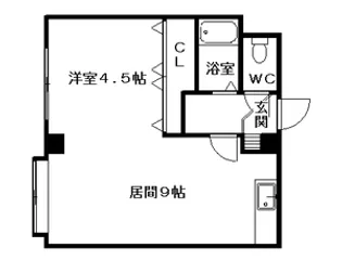 MORE TONDEN【00403号室】の間取り