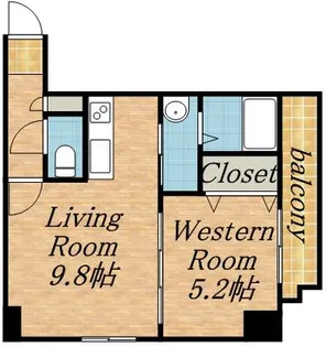ISグランデ札幌【00603号室】の間取り