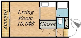 フォレスト裏参道【00205号室】の間取り