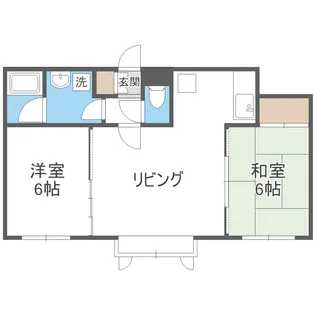 ハイグレード13【202号室】の間取り
