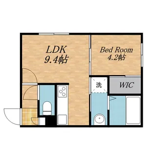 HALLEY VIEW【3階】の間取り