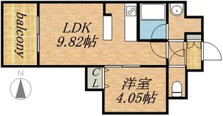 レガーロ美術館通【3階】の間取り