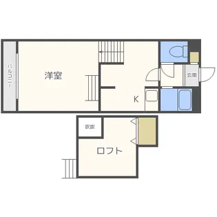 第7AMS円山【503号室】の間取り