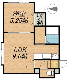 メゾンパークス南28【102号室】の間取り