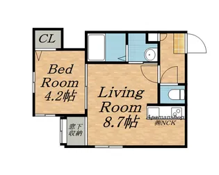 MEDIO ANDES(メディオアンデス)【2階】の間取り