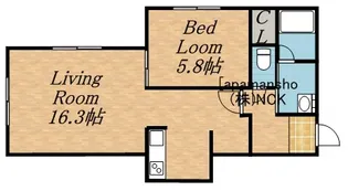 ルピナスウエスト【5階】の間取り