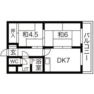 メゾン24【406号室】の間取り