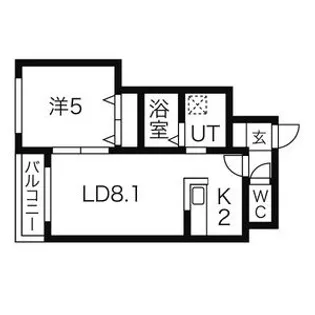 アヴァンツァーレ【3階】の間取り