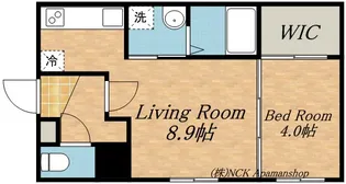 フィオーレ山鼻【4階】の間取り